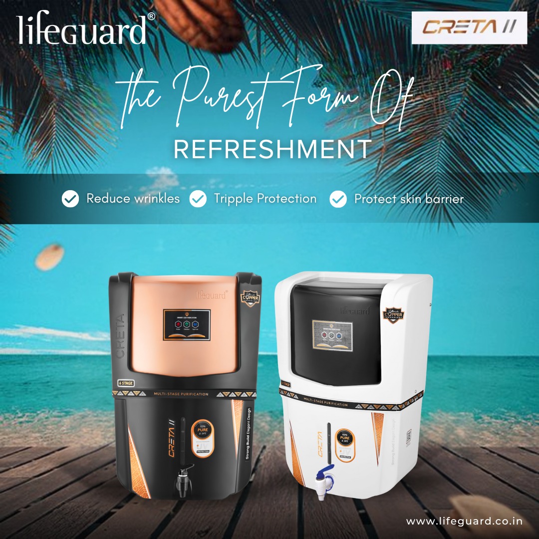 Lifeguard CRETA II RO+UV+TDS+COPPER BIO ALKALINE DIGITAL RO